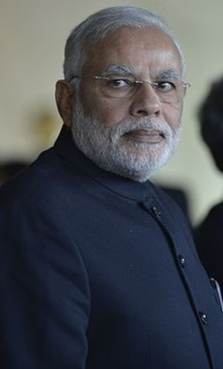 Narendra Modi at the 6th BRICS summit 2014