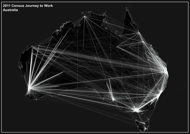2011 Census Journey to Work Australia