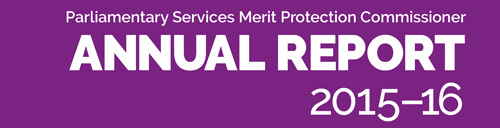 Parliamentary Services Merit Protection Commissioner banner