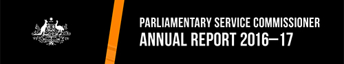 Parliamentary Service Commissioner Annual Report 2016-17
