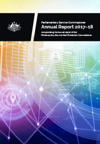 Parliamentary Service Commissioner Annual Report 2017-18 cover