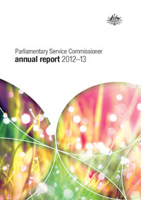 Parliamentary Service Commissioner Annual Report 2012-2013