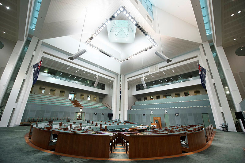 The House of Representatives chamber