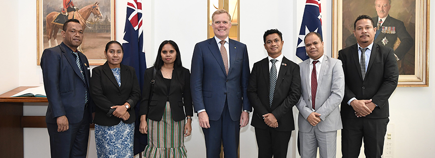 Australian Parliament welcomes a delegation from Timor-Leste