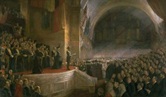 Opening of the First Parliament of the Commonwealth of Australia by H.R.H. The Duke of Cornwall and York (Later King George V), May 9, 1901. (1903) by Tom Roberts (1856-1931) 