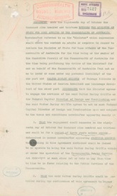 Agreement [between the Minister of State for Home Affairs, Joseph Cook, and Walter Burley Griffin] engaging Griffin as Federal Capital Director of Design and Construction