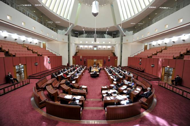 The Senate in session, 2010
