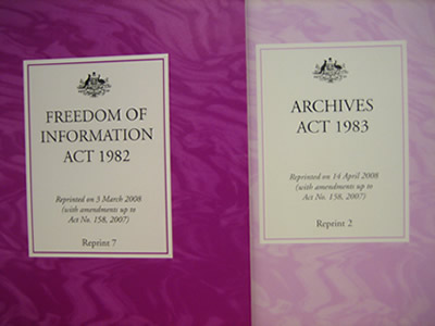 The FOI and Archives Acts
