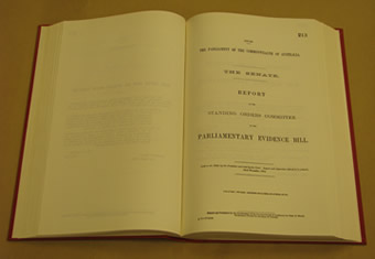 The Parliamentary Evidence Bill 1904