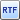 RTF document icon