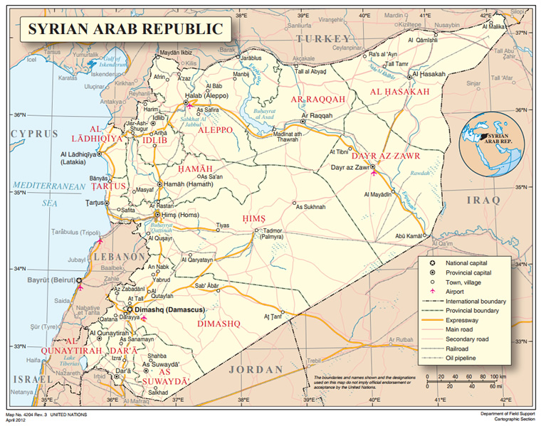 Figure 6: The Syrian Arab Republic