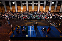Welcome to Country ceremony in the Great Hall