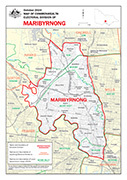 Map of Maribyrnong