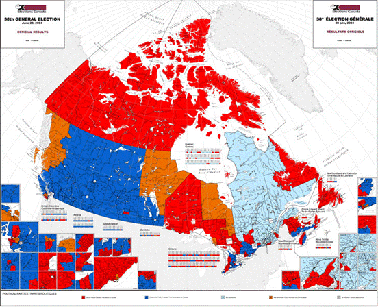 Figure 1: The 38th Canadian general election