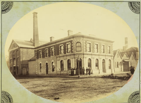 Telegraph Hotel photographed by the Anson Bros, c. 1887