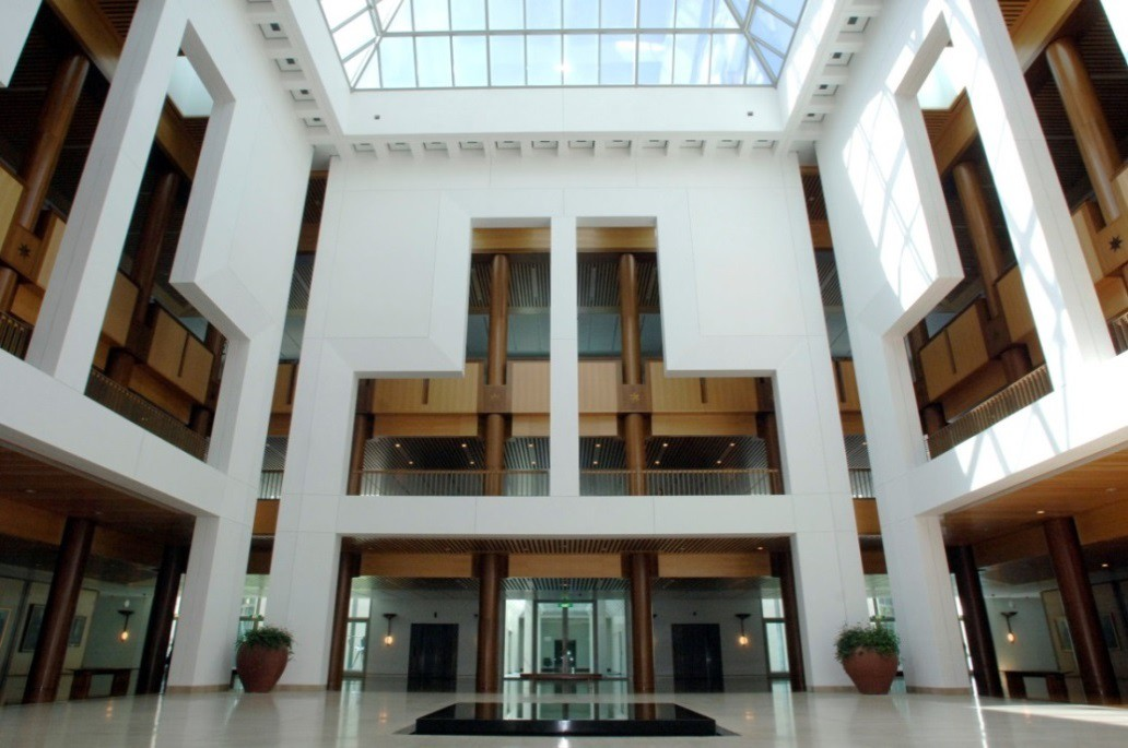 Members Hall, Parliament House.