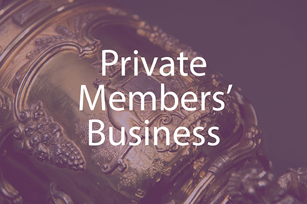 Private Member' Business