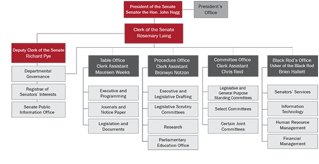 Figure 1 Organisational structure, 30 June 2013