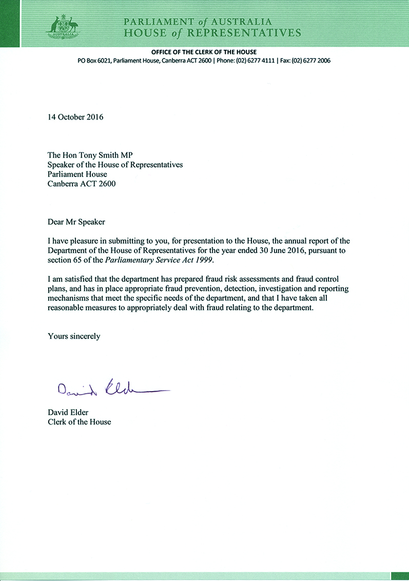 Letter of transmittal