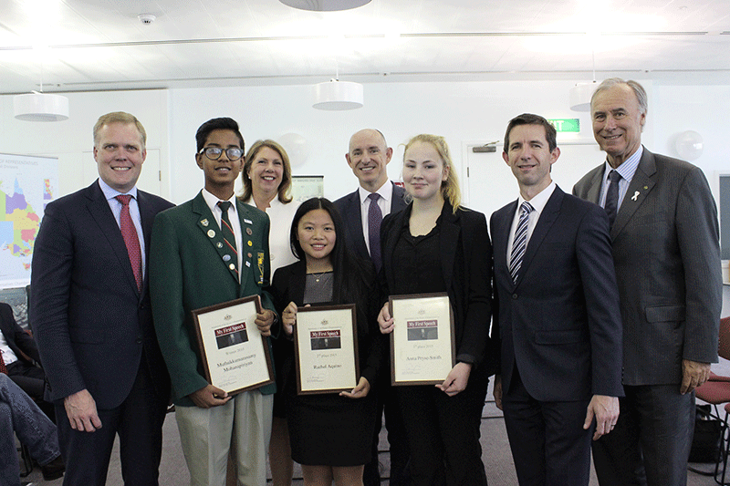 My first speech competition