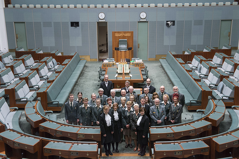 Chamber support staff.