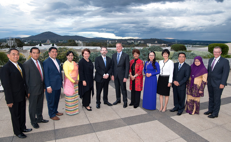 ASEAN parliamentarian delegation.