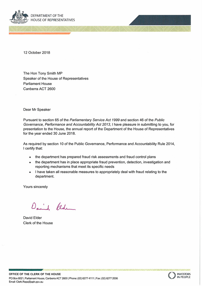 Letter of transmittal.