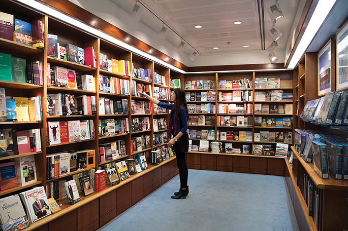 The Parliament Shop has one of the most extensive selections of politically-themed books in the land, specially selected by the Parliamentary Library.