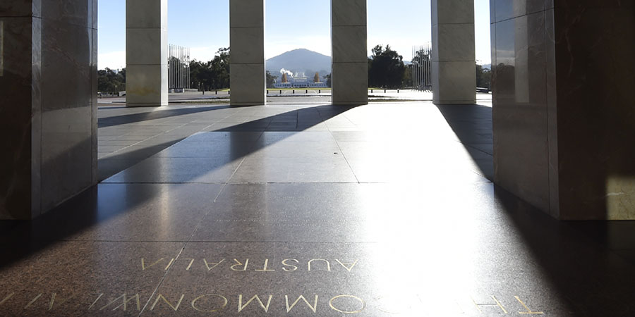 Main Front Entrance of Parliament House