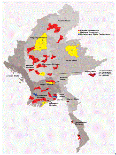 : Parliamentary by-election seats