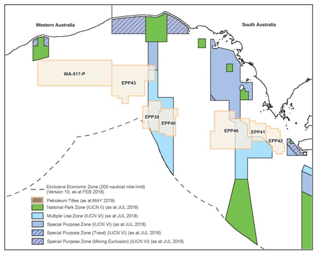 Great Australian Bight—Marine Parks and petroleum titles