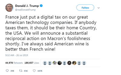 President Trump Tweet 260719