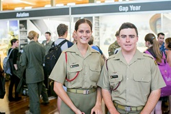 Emma Beaufoy and Jack Symes at the Gap Year Launch.