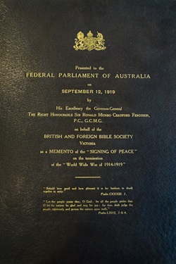 Parliamentary Bible book cover