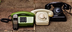 Photo of antique phones