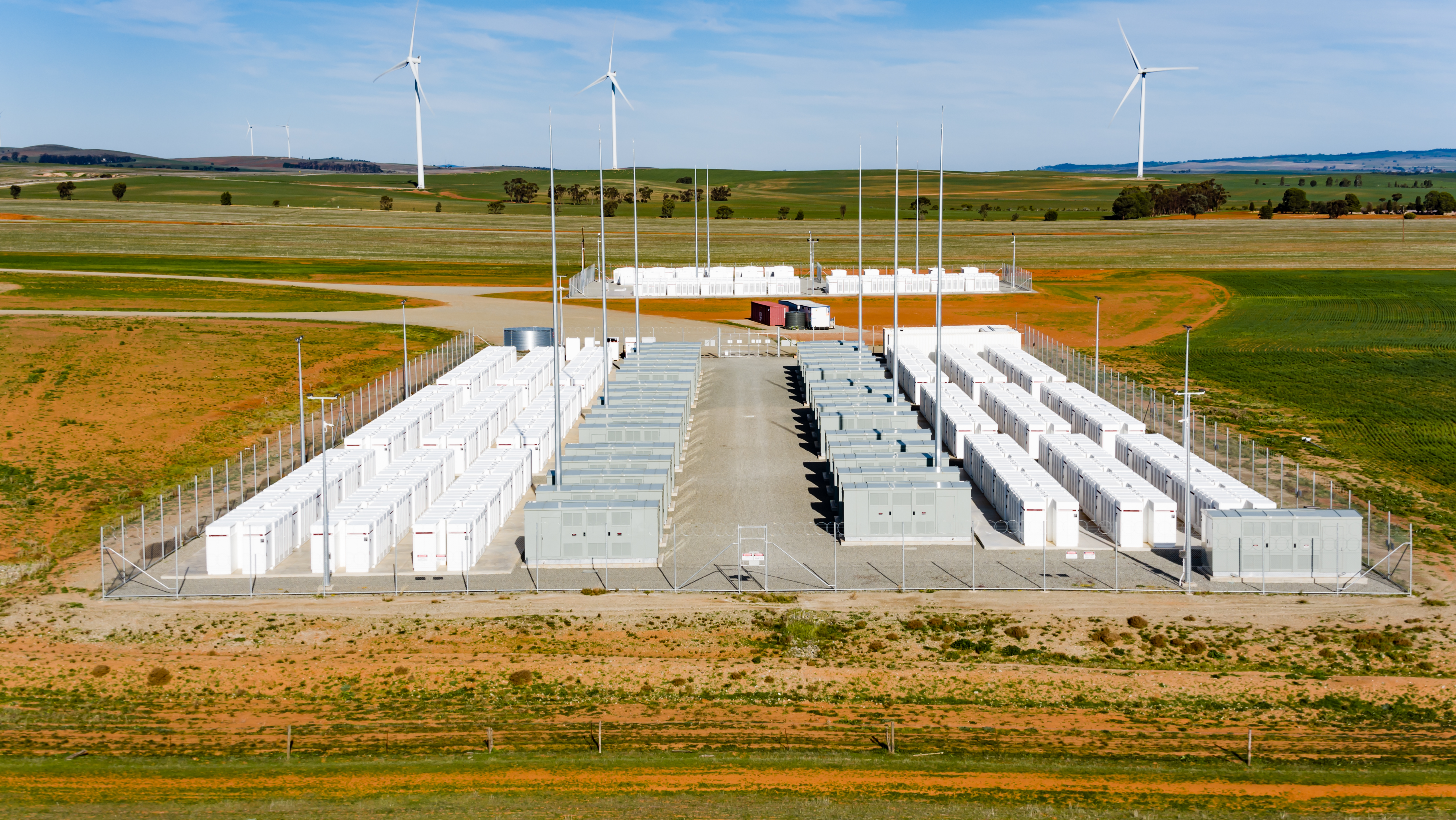 Photo of Hornsdale Power Reserve in South Australia