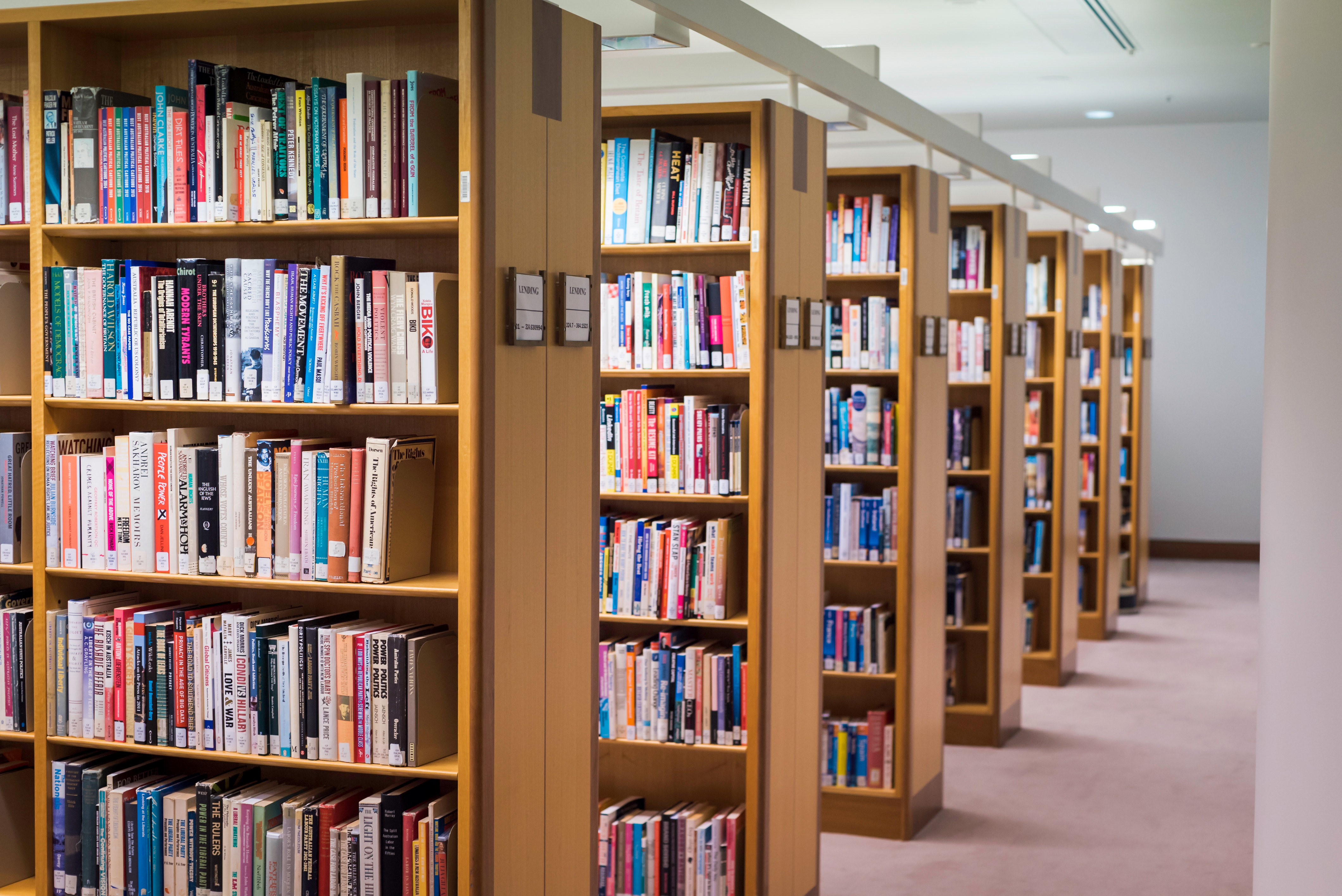 Library stacks
