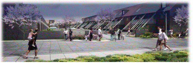 Figure 10: impression: Glasgow athletes’ village
