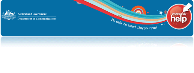 Deptartment of Communications cybersafety help banner