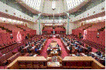 The Senate in session