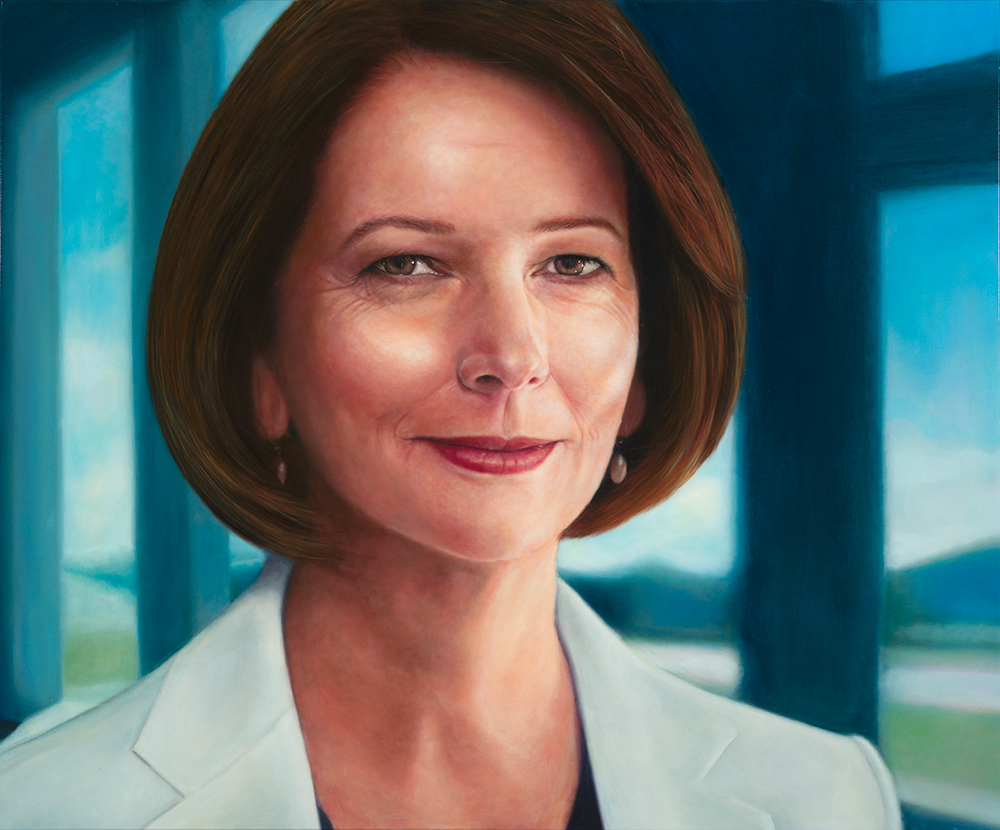 Julia Eileen Gillard (2018), by Vincent Fantauzzo (born 1977), Historic Memorials Collection, Parliament House Art Collection
