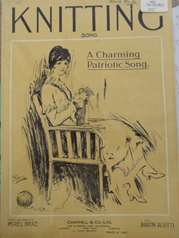 Figure 5 - Knitting song sheet cover, NLA collection (image: Peter Stanley)