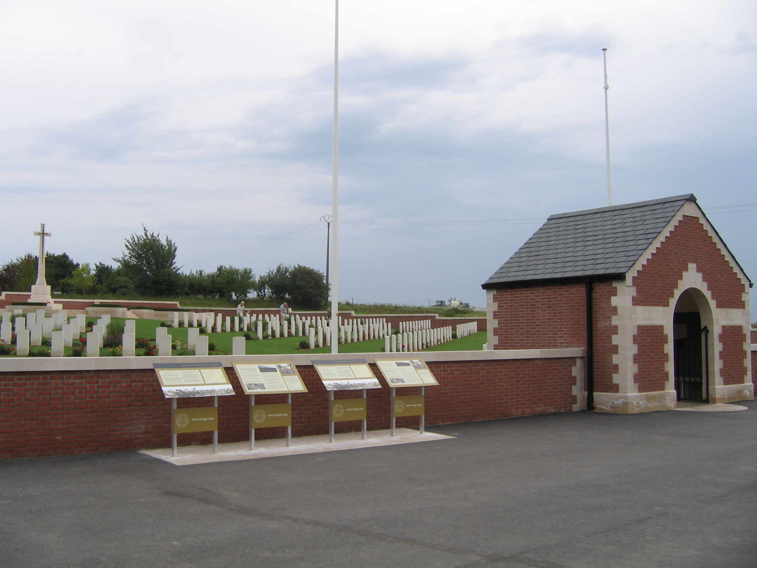 Fromelles (Pheasant Wood) Military Cemetery; image courtesy of Wikimedia Commons