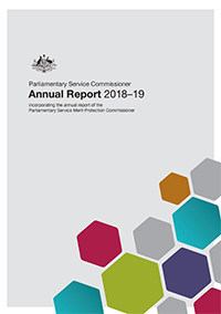 Parliamentary Service Commissioner Annual Report cover