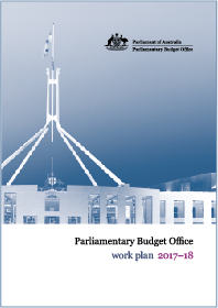Parliamentary Budget Office work plan 2017-18