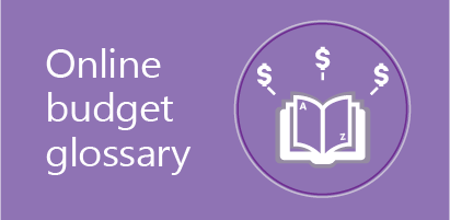 Online budget glossary