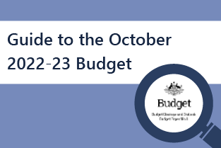 carousel photo Guide to the October 2022-23 Budget