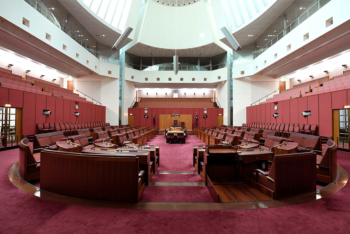 The Senate chamber