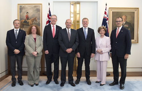 European Parliamentarians delegation with Presiding Officers