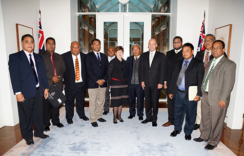 Climate change delegation with Speaker Anna Burke